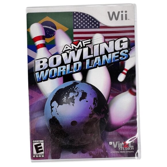 AMF Bowling World Lanes Nintendo Wii Game Complete Instruction Case Tested Works - Picture 2 of 7